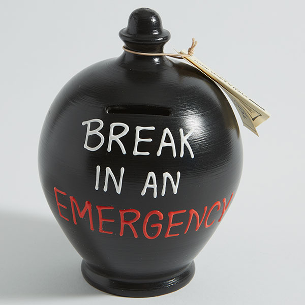 Break in emergency pot